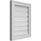 Ekena Millwork Vertical Surface Mount PVC Gable Vent: Functional, w/ 2"W x 1-1/2"P Brickmould Frame, 16"W x 20"H GVPVE16X2002SF - alternate 5